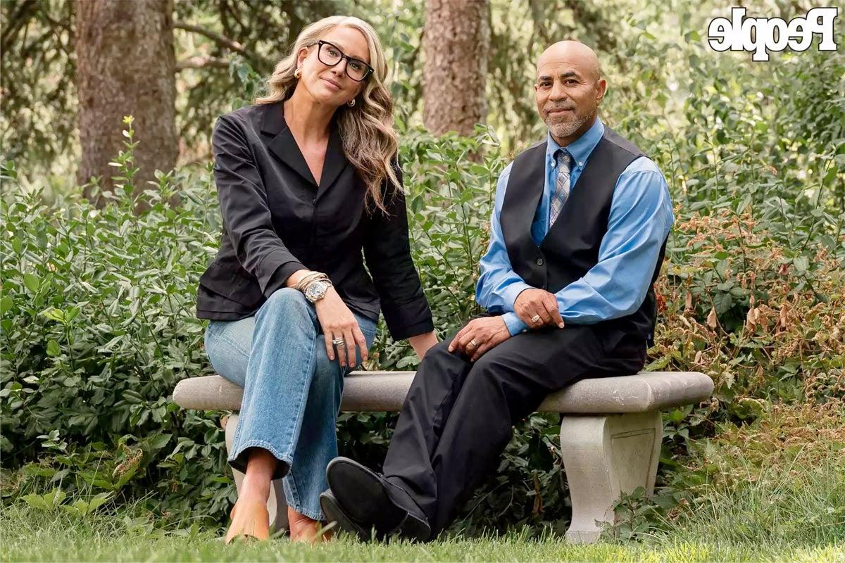 Marchell Taylor and Dr. Kim Gorden sitting together on bench